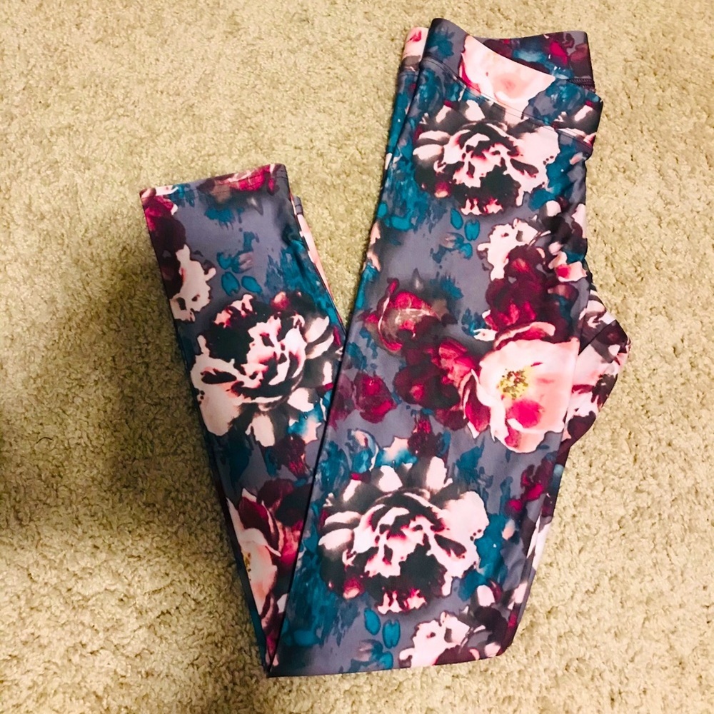 Floral leggings